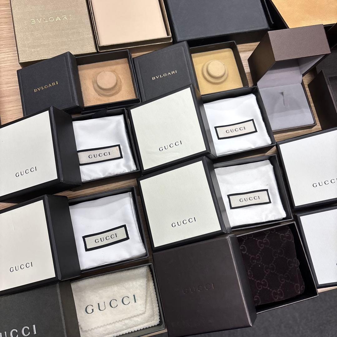 グッチ　ブルガリ　空箱GUCCI BVLGARI アクセサリーケース多数