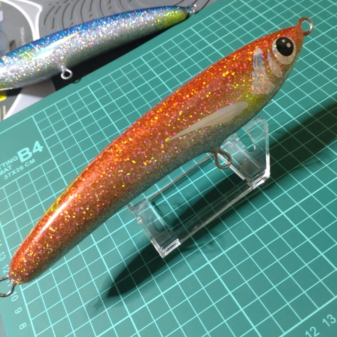 将栄丸　スライドダイバー190F ハンドメイドウッド　初期モデル　発泡ウレタン