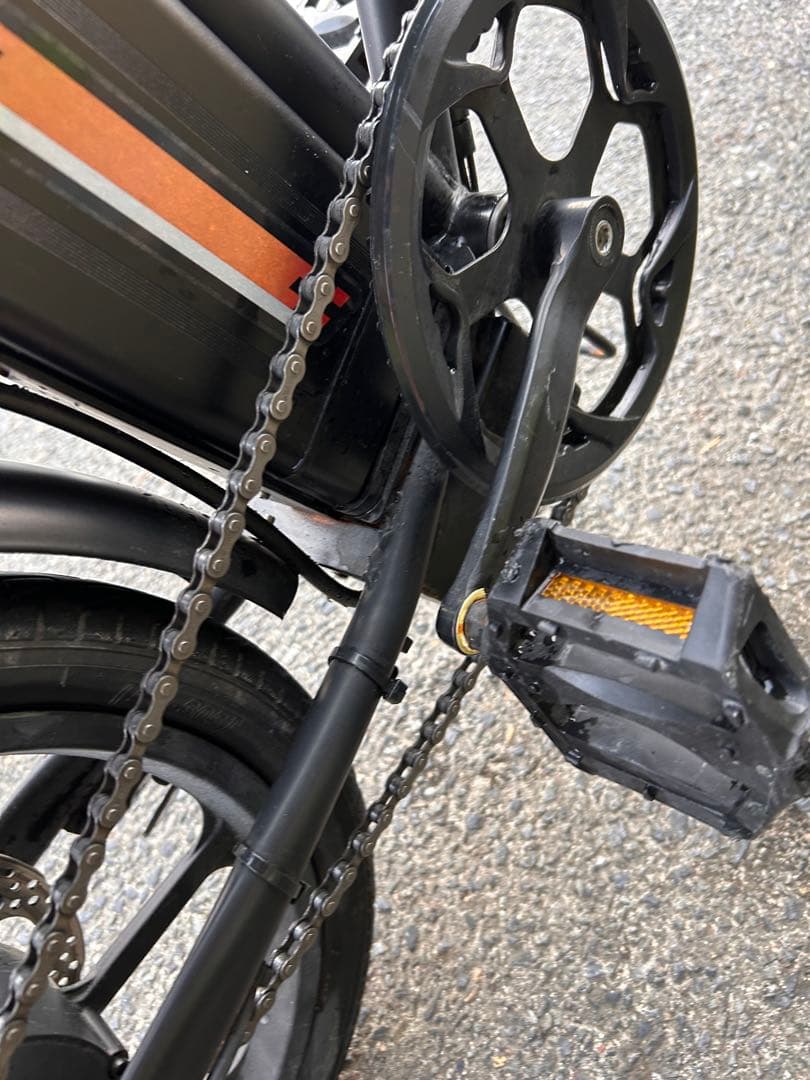 直接受け取り限定 折りたたみ式 モペット　電動アシフト　自転車