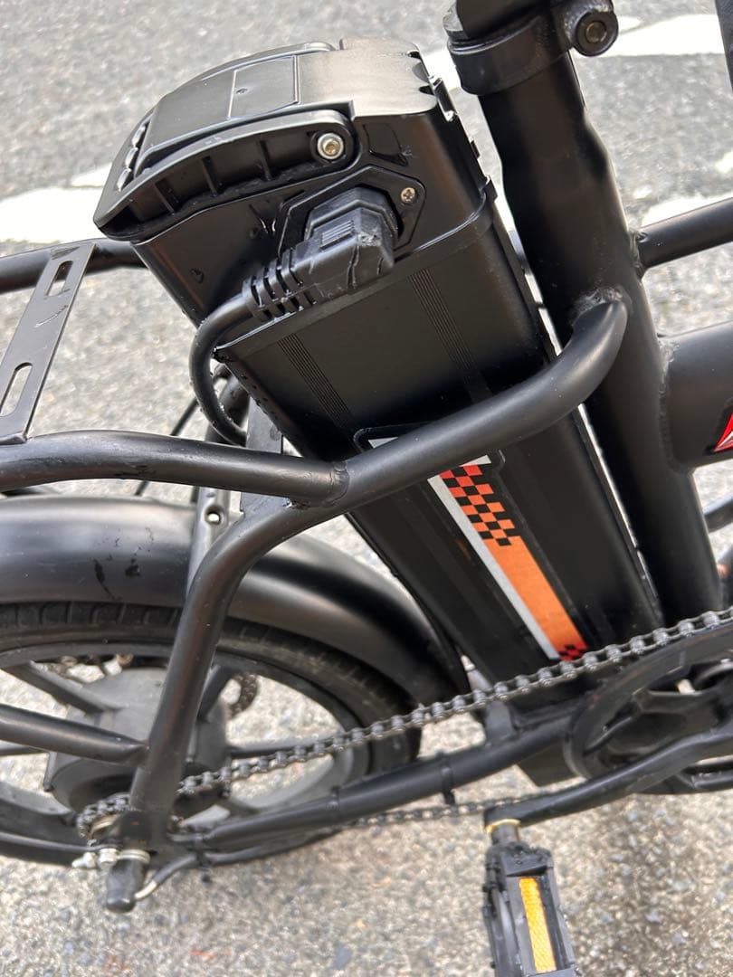 直接受け取り限定 折りたたみ式 モペット　電動アシフト　自転車