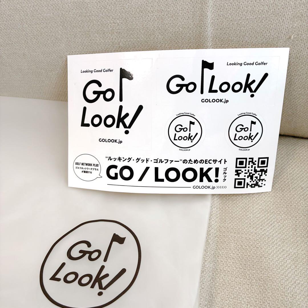 【限定品】ギア猿 × GO/LOOK! コラボキャップ ゴルフキャップ ホワイト