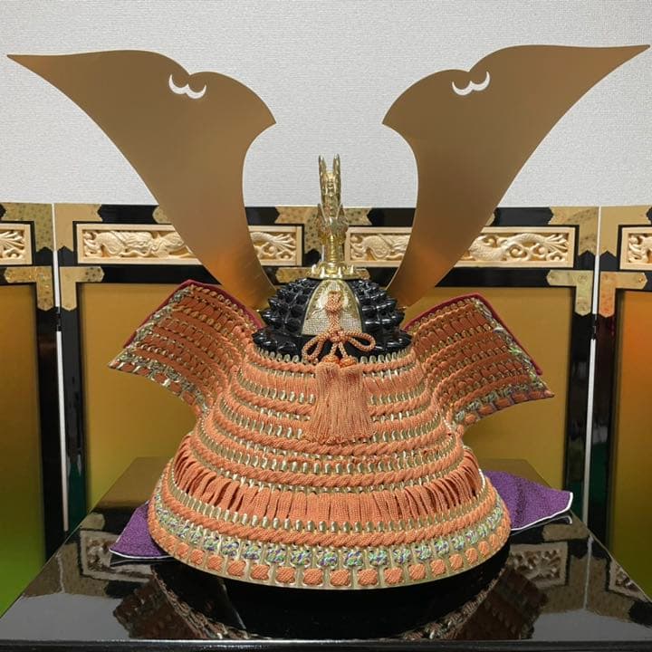 五月人形　25号兜「美濃」龍玉作