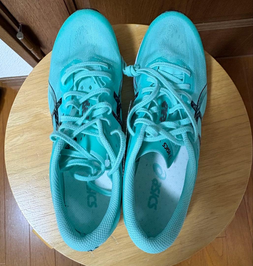 ASICS SORTEMAG スパイクシューズ ミントグリーン 新品 27cm