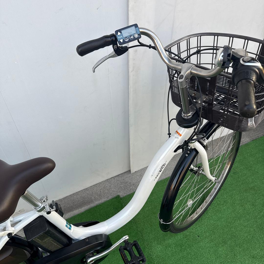 YAMAHAヤマハ電動アシスト自転車26インチ 12.3Ah ホワイト