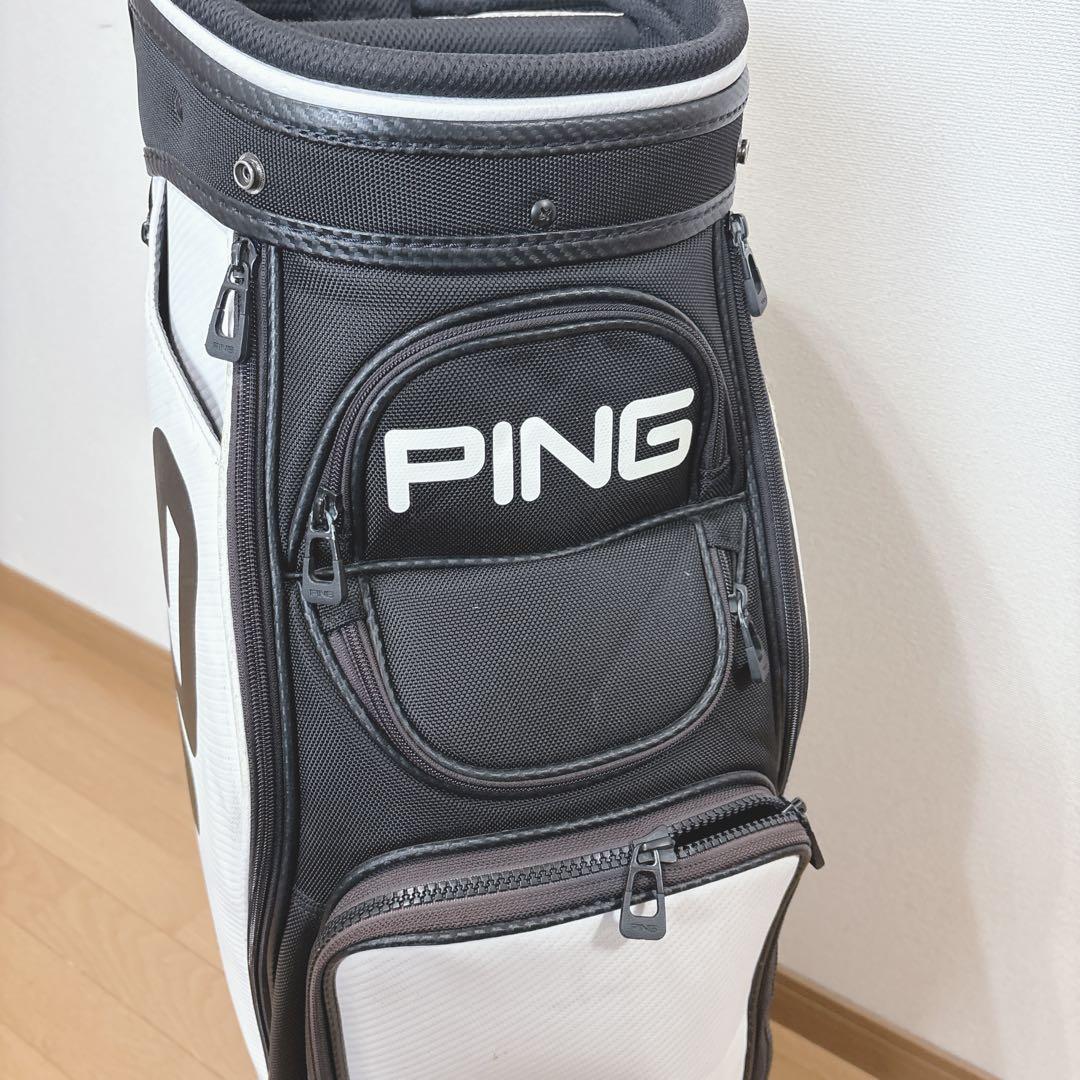 K364 PING ピン ツアーライト キャディバック 10型 フード無し