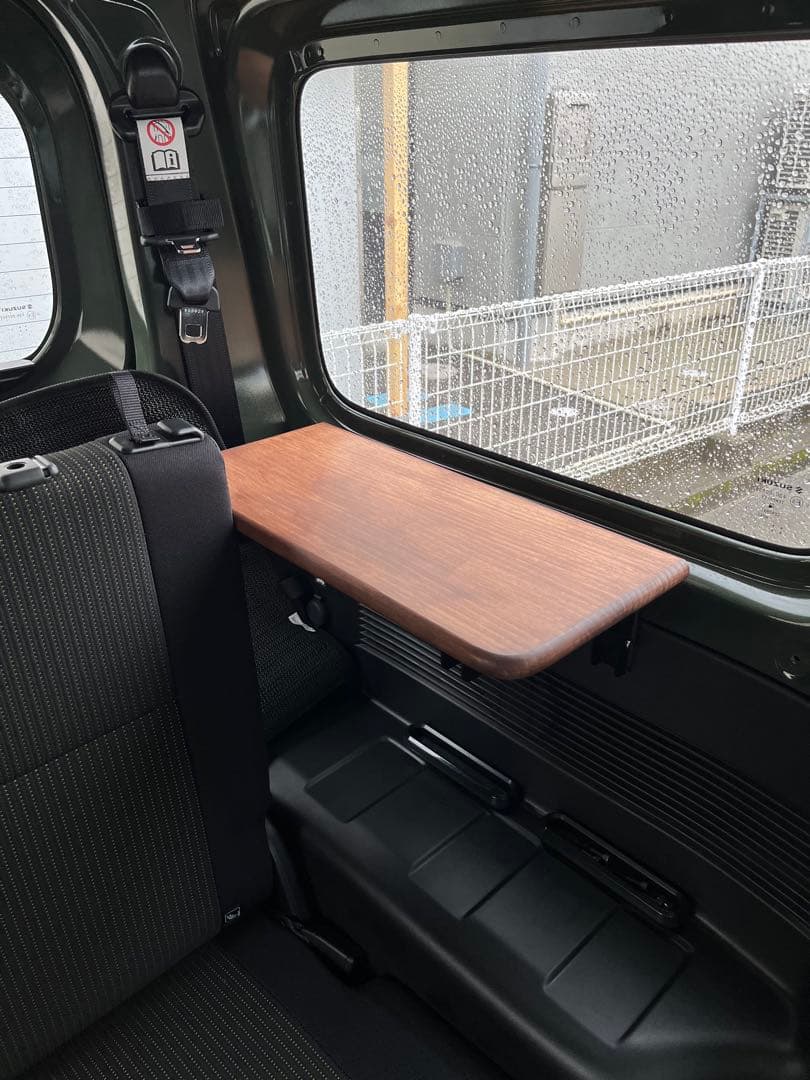 新型ジムニー　jb64 jb74 サイドテーブル　折り畳み式　助手席後ろ側用