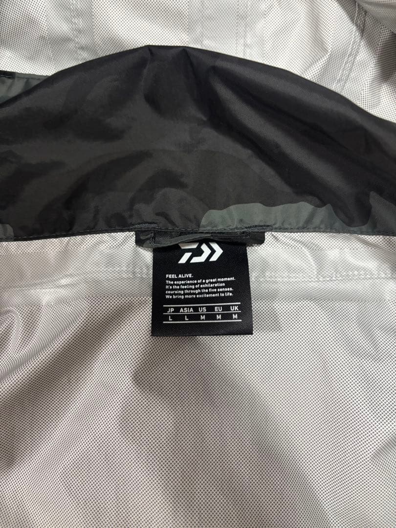 ダイワ　レインマックスDR-3823 Lサイズ上下　ブラックカモ