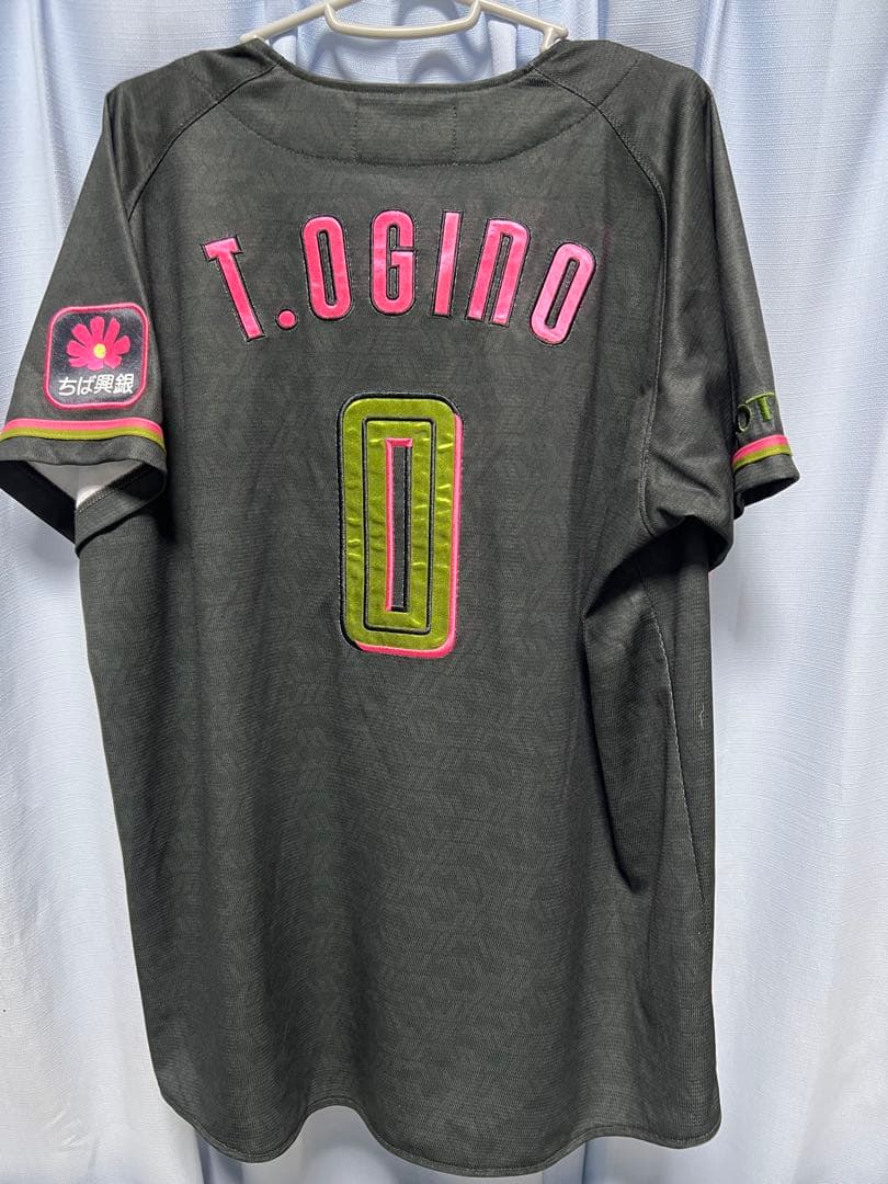 千葉ロッテマリーンズ 2024年 BSWユニフォーム　#0 荻野貴司