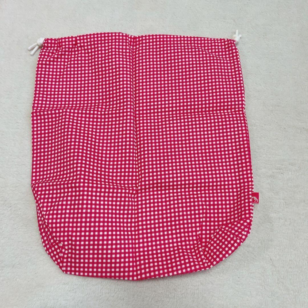 新品　近年　アダバット　2WAY レインワンピース　ピンク チェック　フード