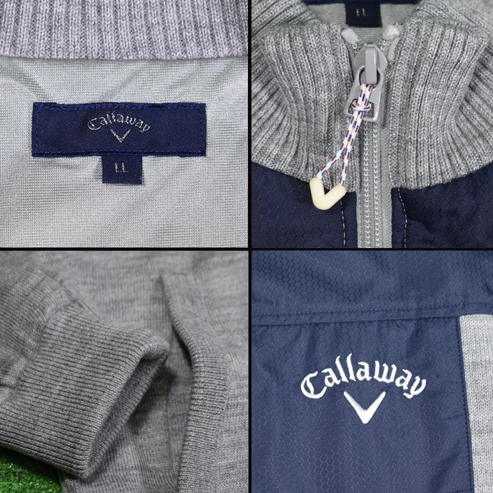 Callaway/キャロウェイ 防風ジャケット【グレー/LL】美品！