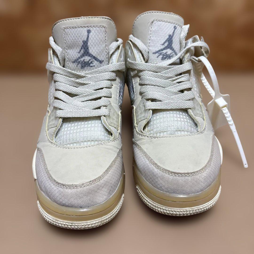 ナイキ AIR JORDAN 4 OFFWHITE × AJ4 26.0cm