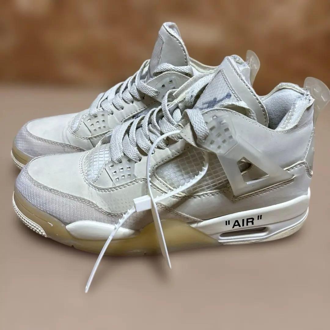 ナイキ AIR JORDAN 4 OFFWHITE × AJ4 26.0cm
