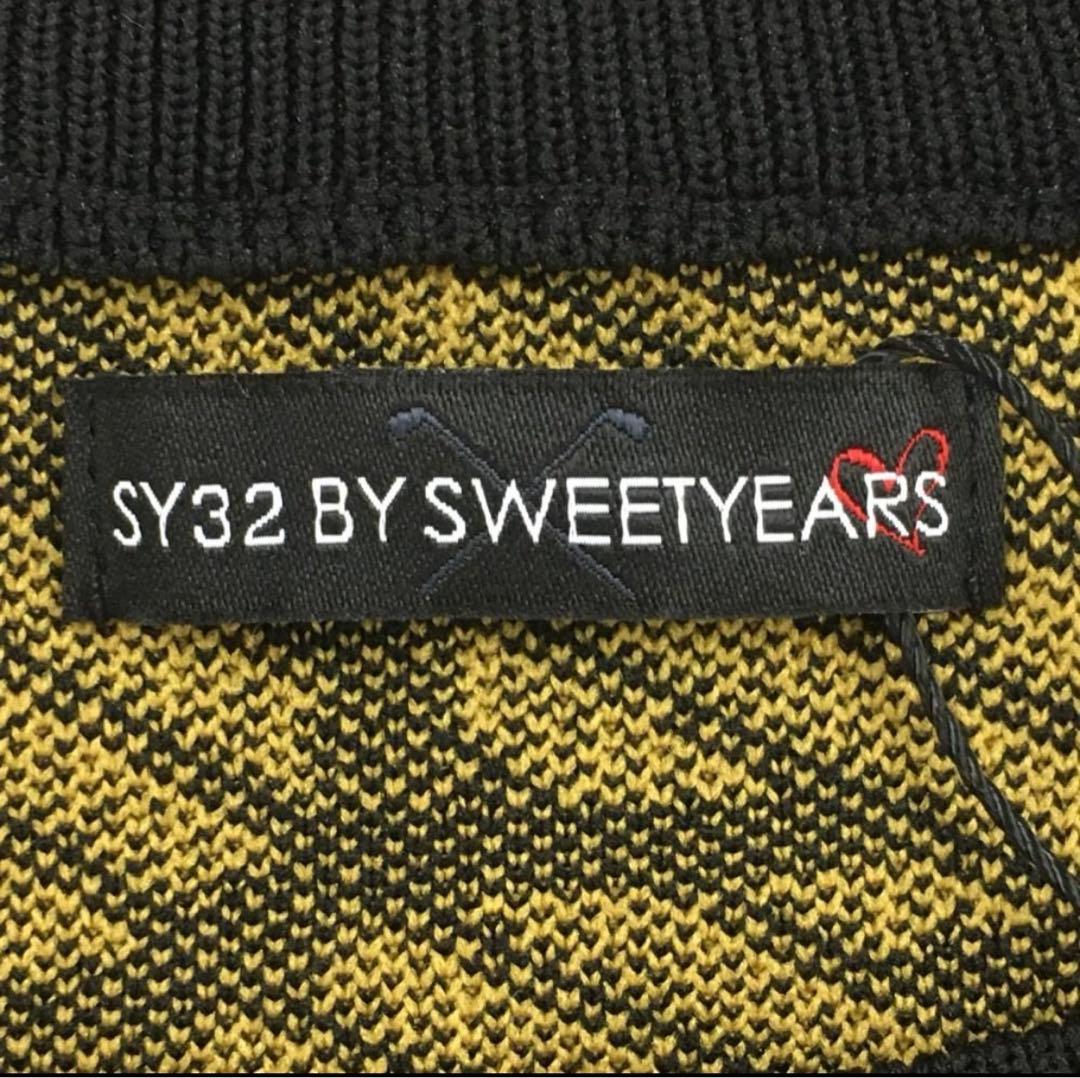 SY32セーターイエロー✕黒 メンズL SY32 BY SWEET YEARS
