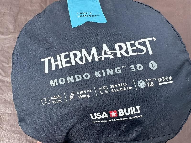 THERMAREST サーマレスト モンドキング 3D Lサイズ