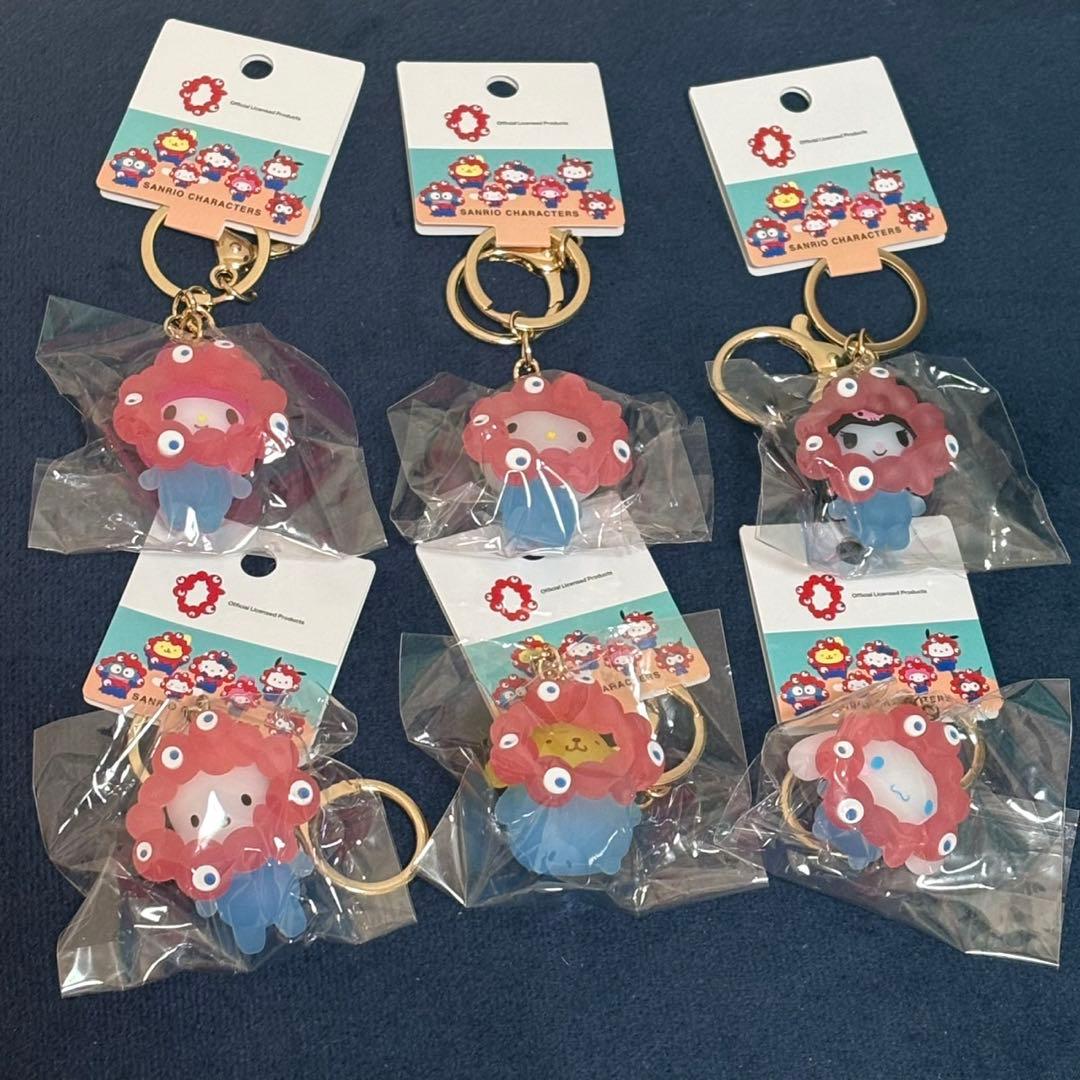 アクリルキーホルダー 6個セット