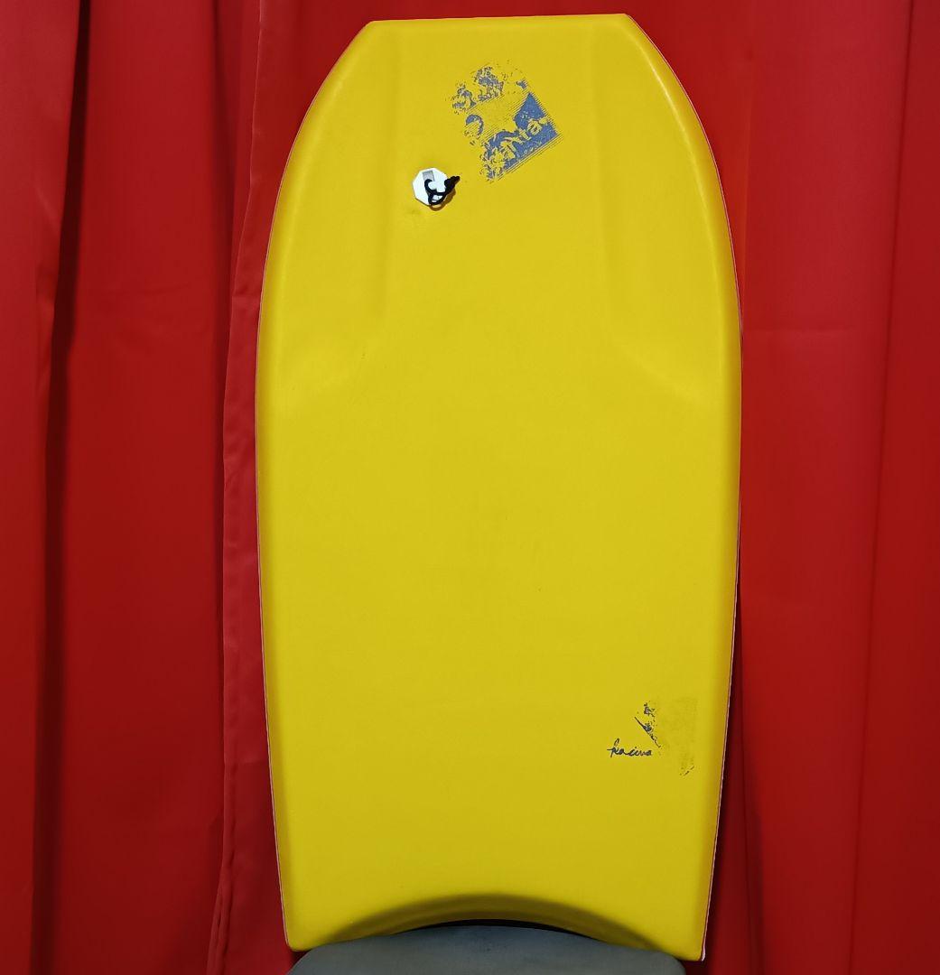 マンタ manta ボディボード イエロー 約105cm✕55cm