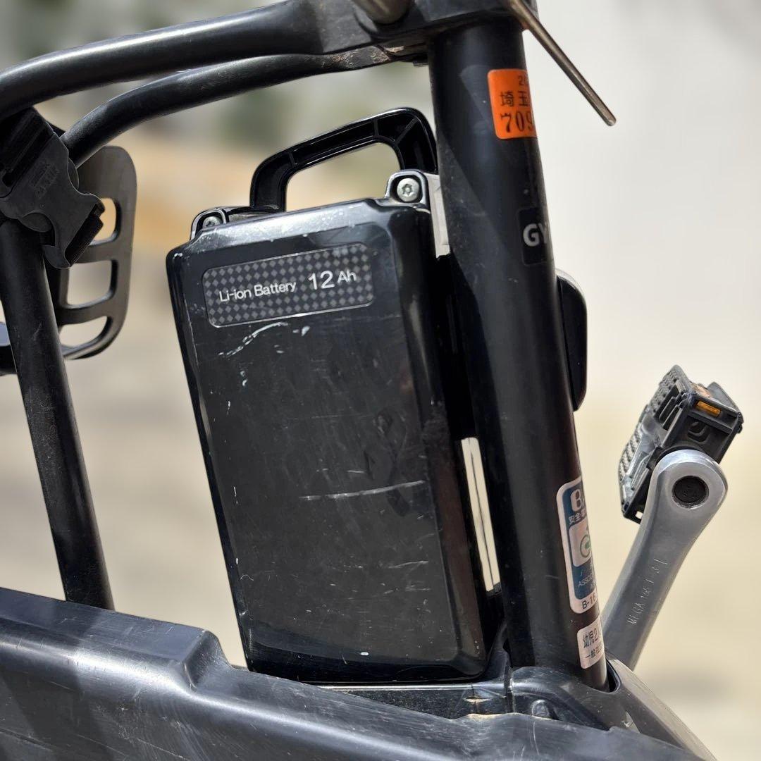 パナソニック 電動自転車ギュットアニーズDX 前後チャイルドシート付き　12Ah