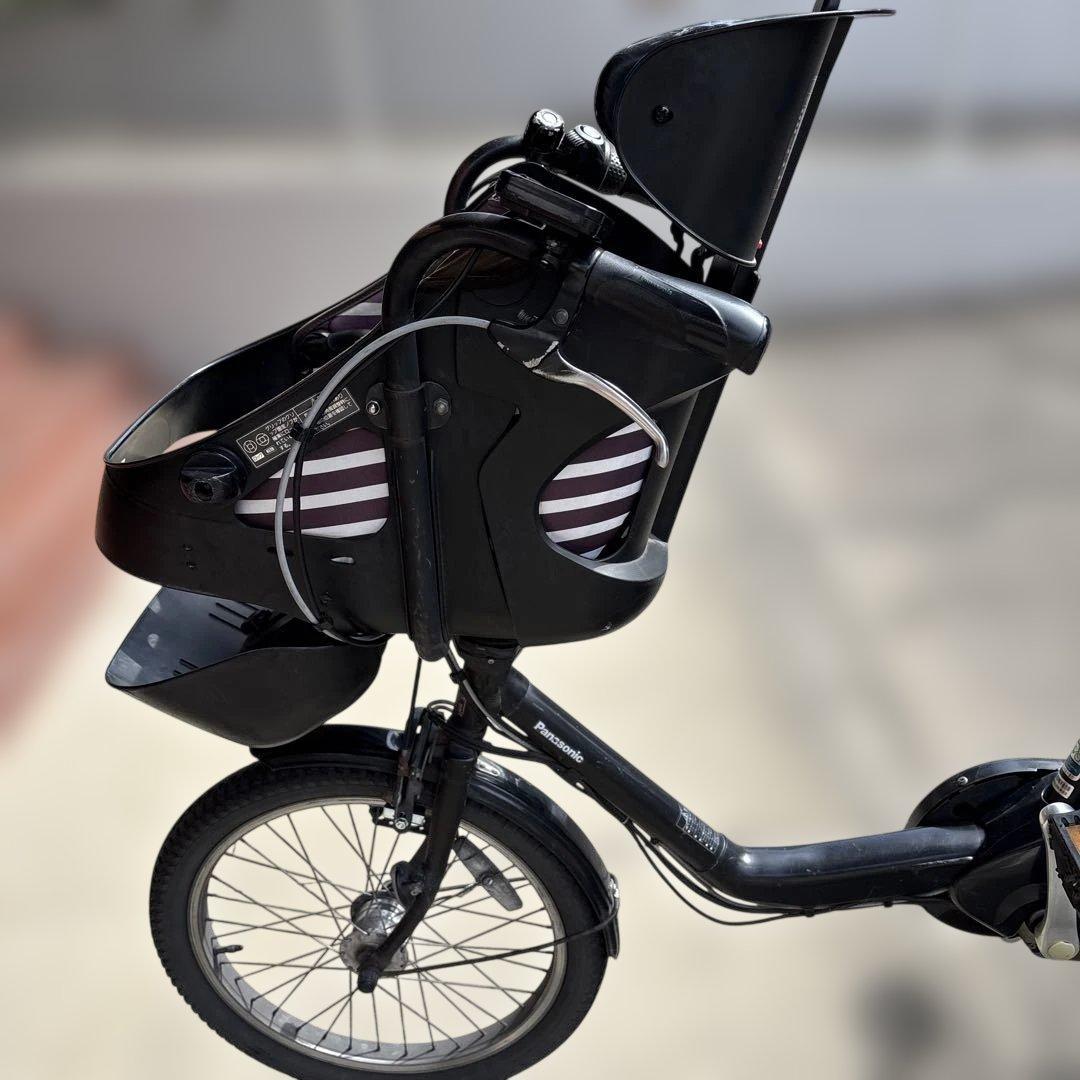 パナソニック 電動自転車ギュットアニーズDX 前後チャイルドシート付き　12Ah