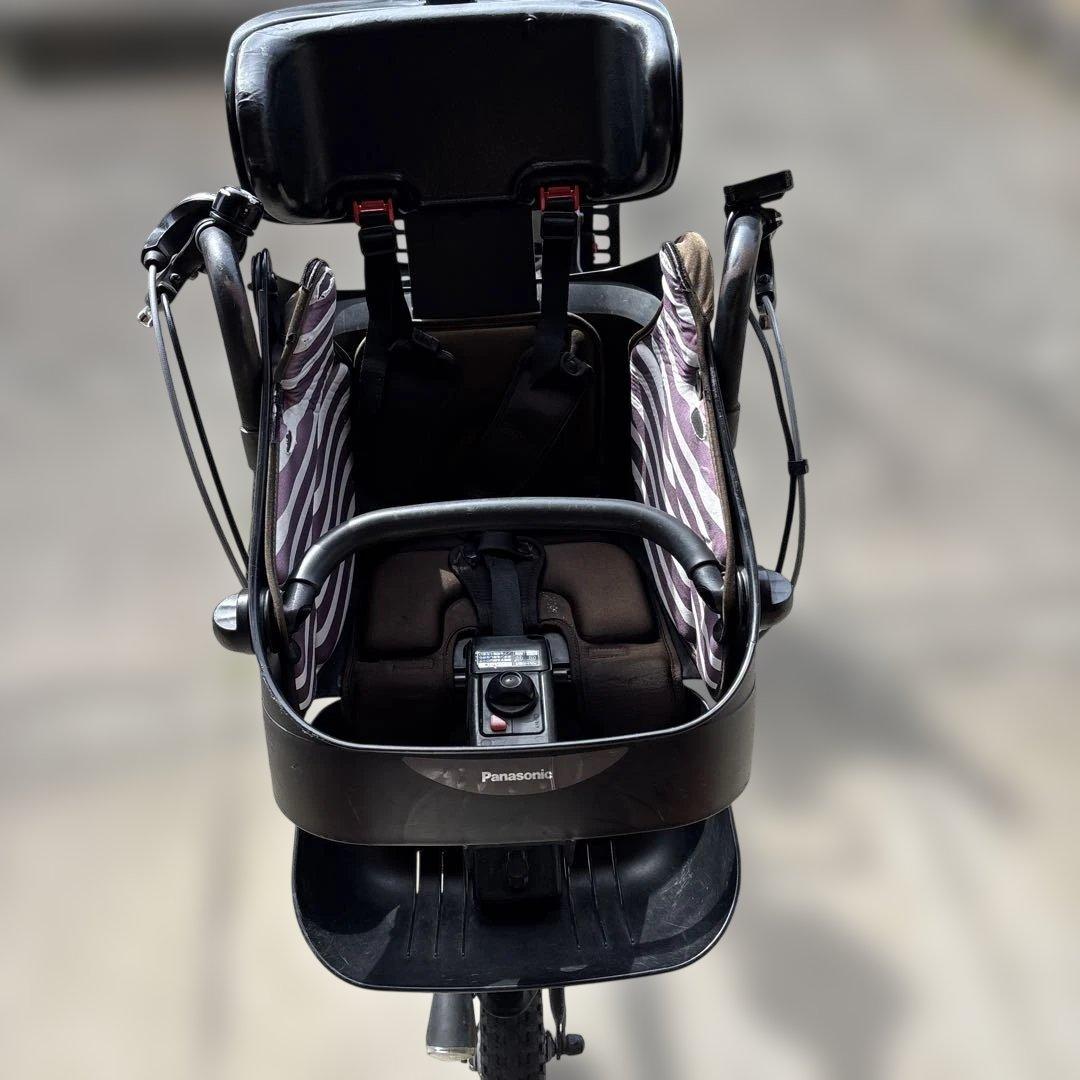 パナソニック 電動自転車ギュットアニーズDX 前後チャイルドシート付き　12Ah