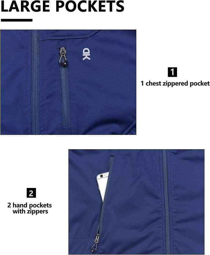 ❣️新品タグ付❣️メンズ 軽量ベストハイキングランニングゴルフ用防風3 XL