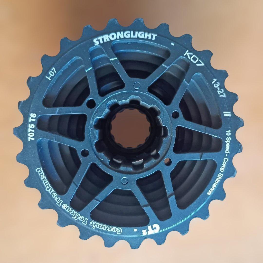 ストロングライト K07 10速 13-27T スプロケット シマノ互換165g