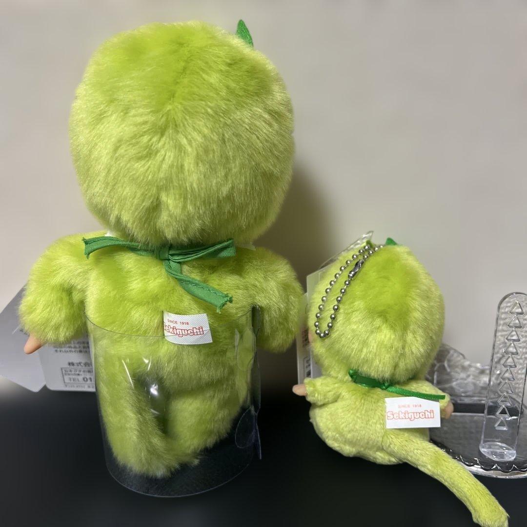 モンチッチ抹茶Sサイズ 顔でかSSキーチェーン
