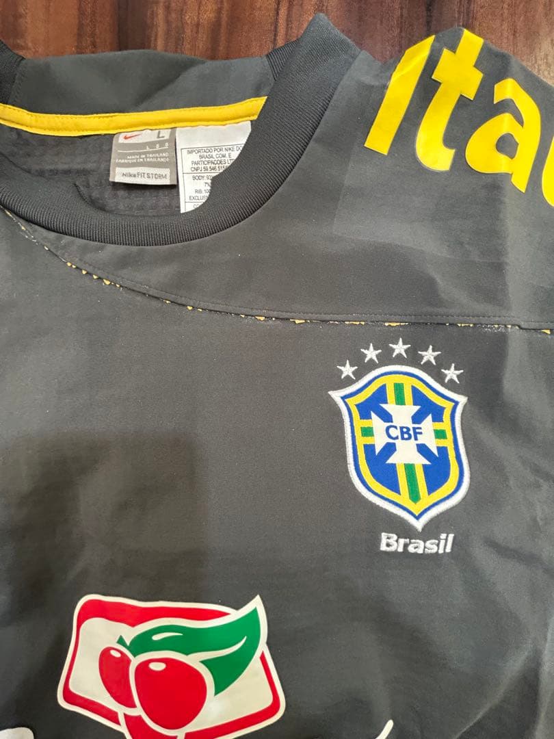 超貴重‼️ブラジル代表•選手支給品•ウインドブレーカー・グレー（US−L）