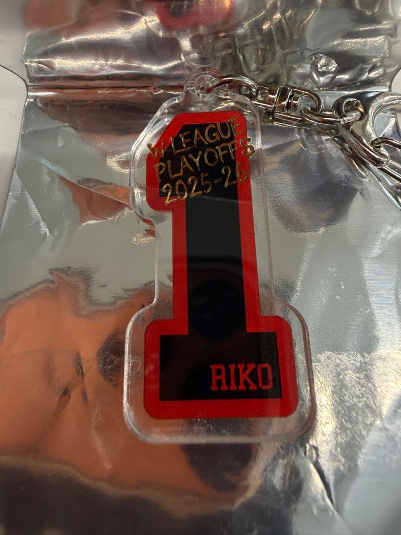 【サイン入り】Wリーグプレーオフ背番号アクリルキーホルダー5個