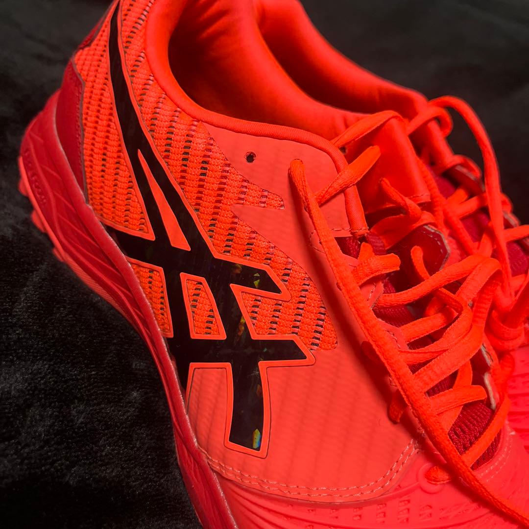 ASICS スパイクシューズ オレンジ　スポーツ　新品　未使用　27cm