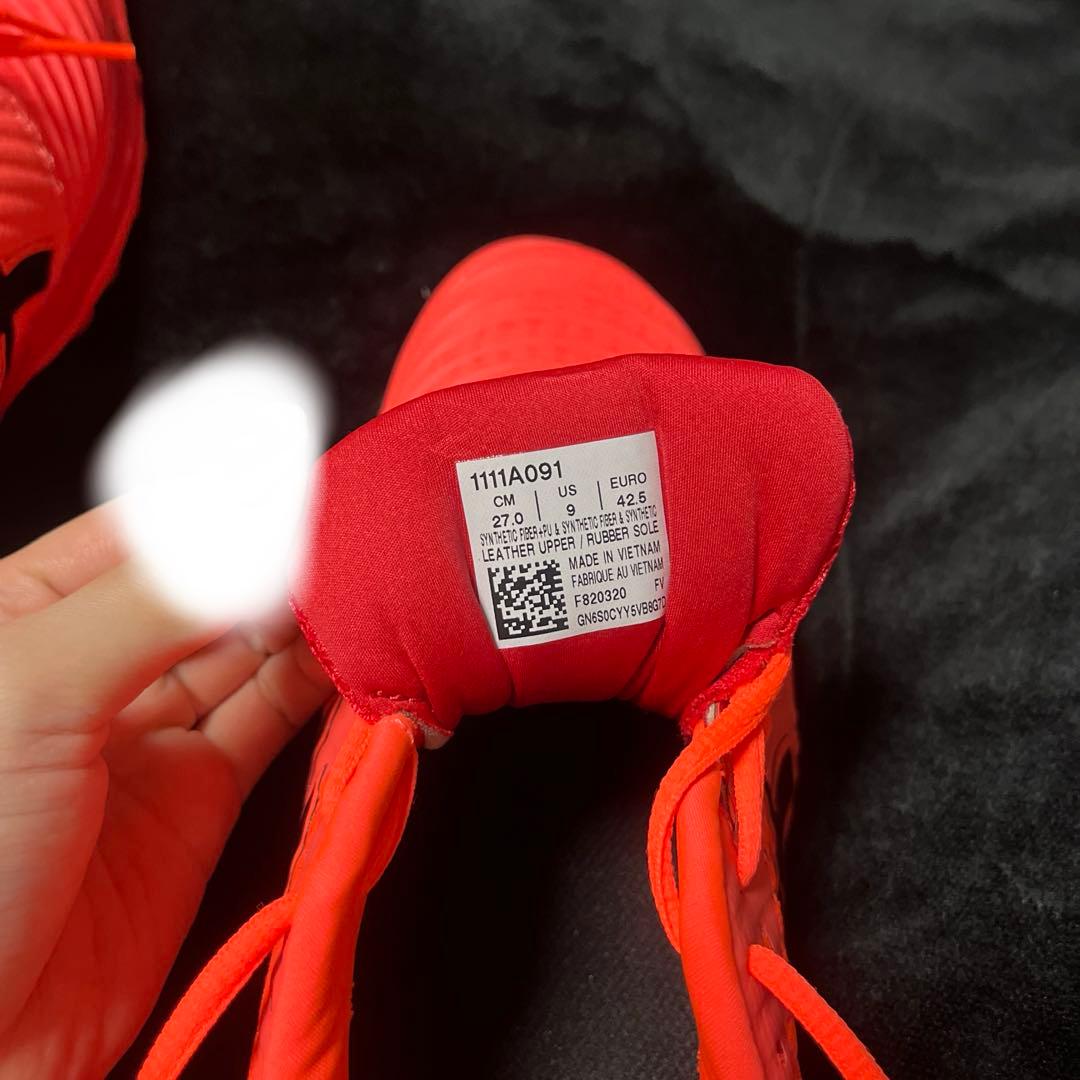 ASICS スパイクシューズ オレンジ　スポーツ　新品　未使用　27cm