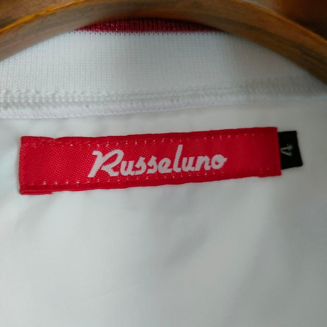 RUSSELUNO スカル刺繍 トラックジャケット ダブルジップ