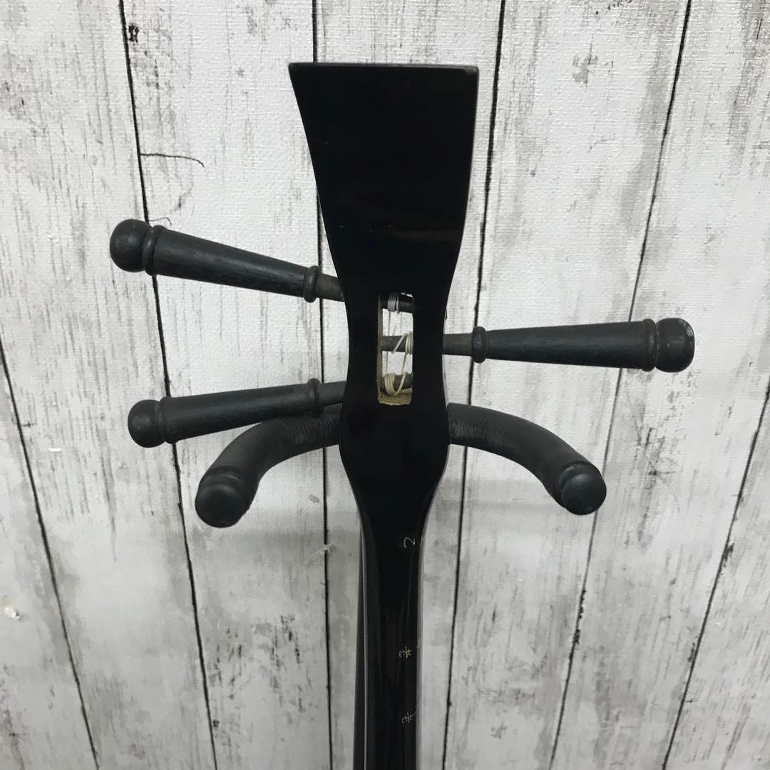 【極美品】三線 沖縄三線 弦楽器 和楽器 ケース付き　しゃみせん　H