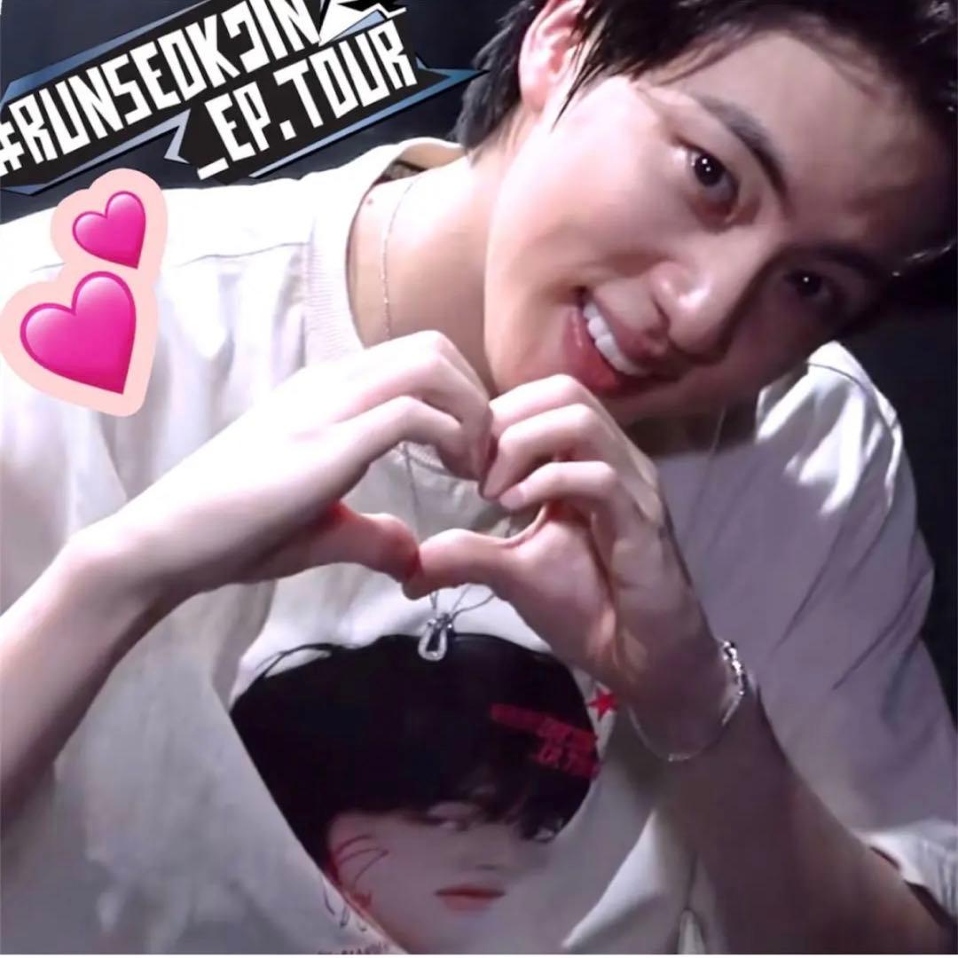 BTS JIN ジン君着用 RUNSEOKJIN_EP.TOUR Tシャツ XL