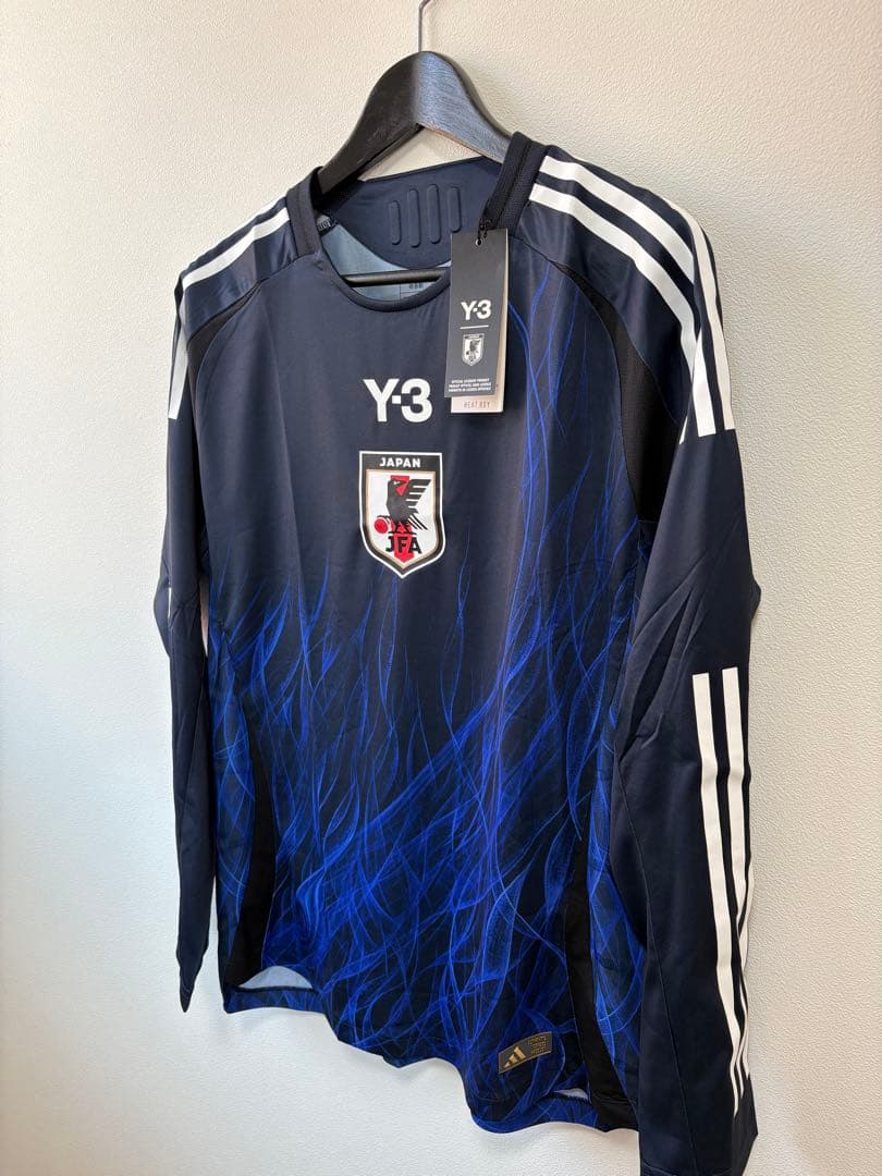 【2XL】新品 日本代表 オーセンティック 長袖 ユニフォーム y3 ワイスリー
