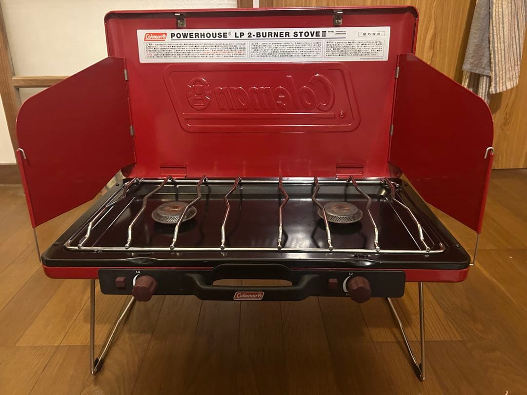 Coleman ツーバーナーコンロ 着火確認済み