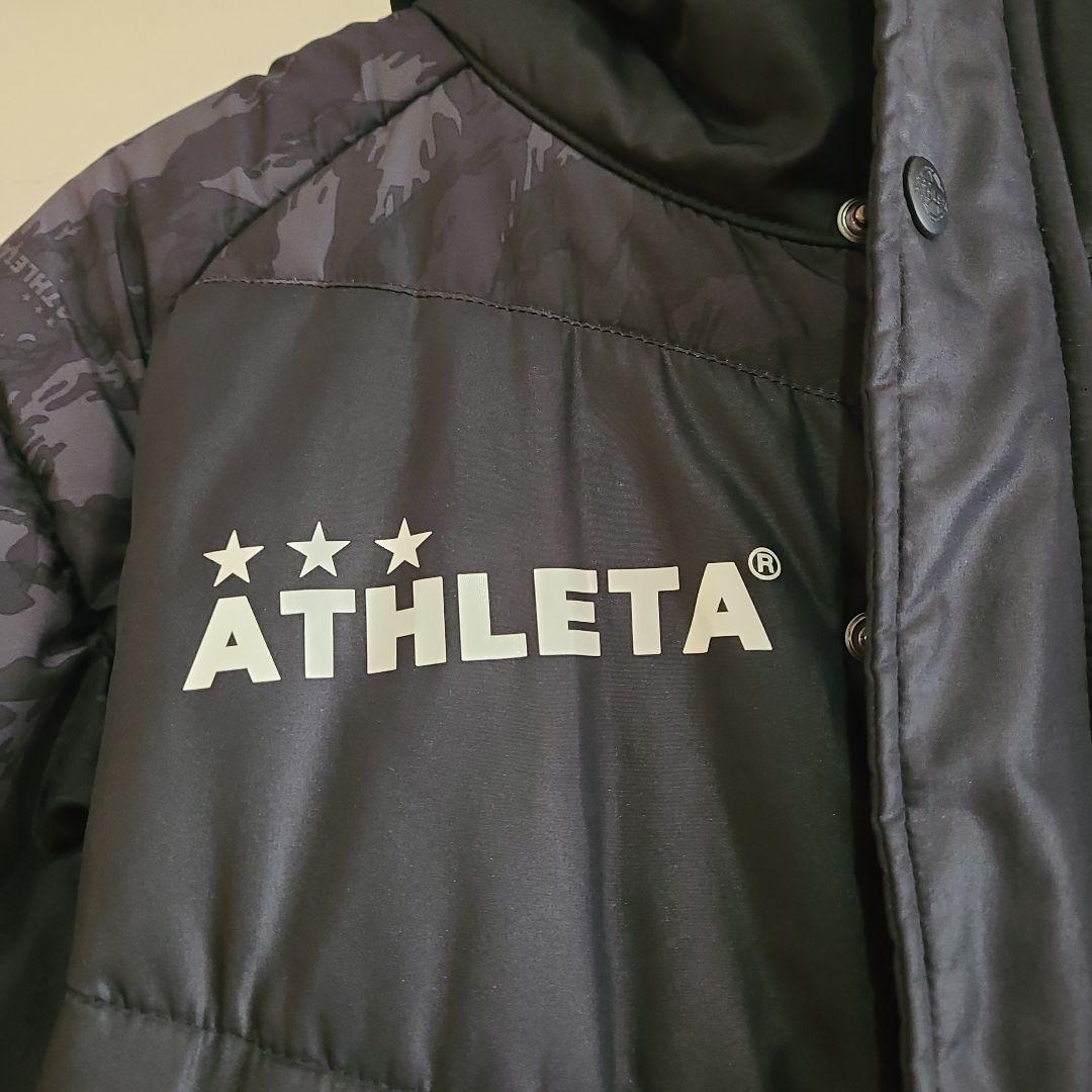 ATHLETA 迷彩柄 フード付きベンチコート