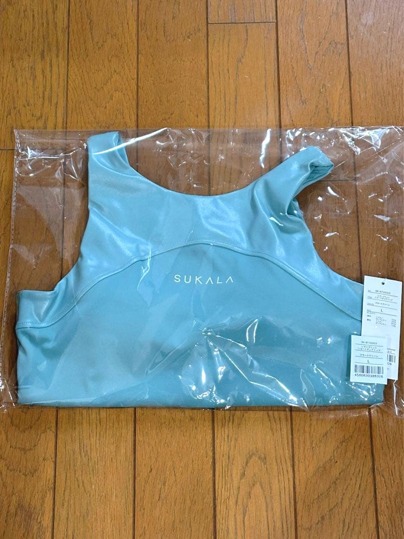 最新作 SUKALA シマープリントショートタンクトップ L