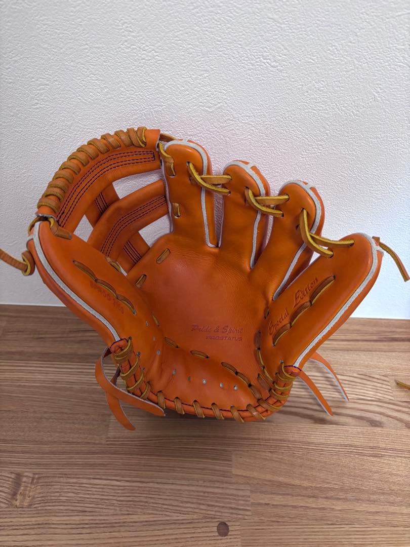 極美品 吉川モデルZETT ゼット プロステイタスSE 硬式 内野手用