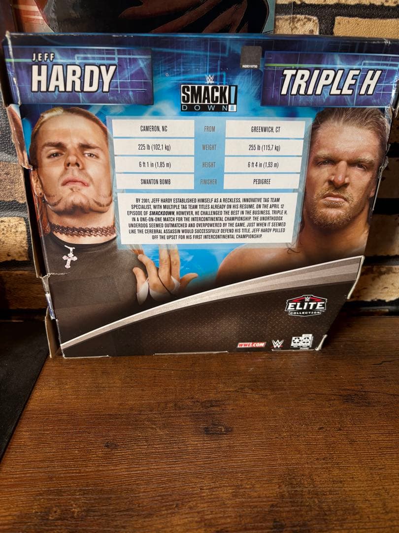 激レア現在入手不可　WWE エリート　トリプルH & ジェフ・ハーディ