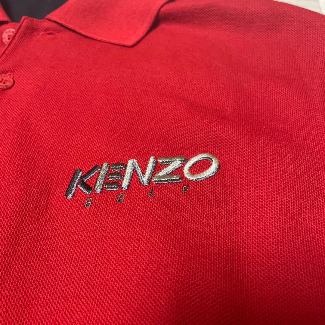 KENZO ケンゾー GOLF 赤 ポロシャツ サイズ１伸縮性あり おしゃれ