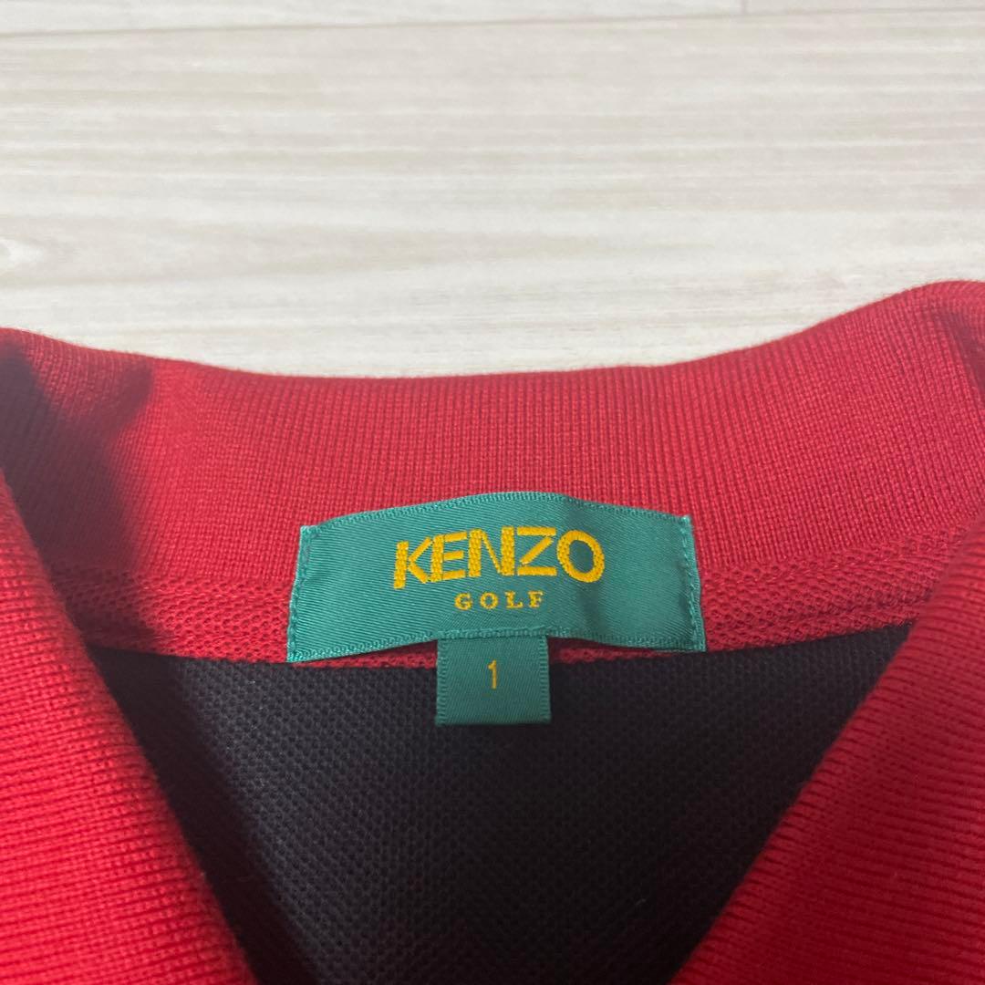 KENZO ケンゾー GOLF 赤 ポロシャツ サイズ１伸縮性あり おしゃれ