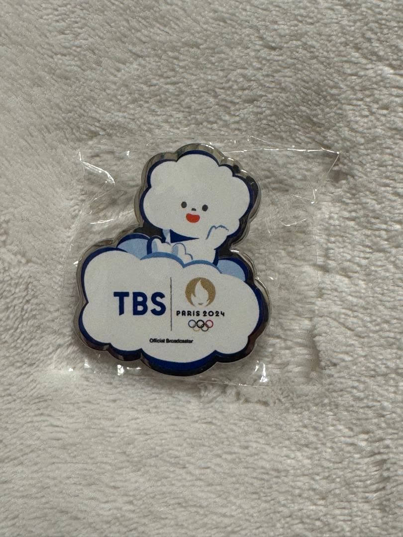パリ五輪ピンバッジ　TBS #オリンピック #五輪 #ピンバッジ