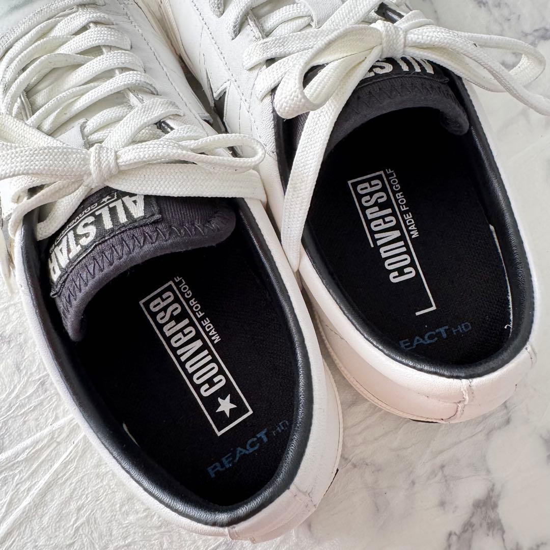 ●着用5回以下● converse ゴルフスパイク　サイズ23.5