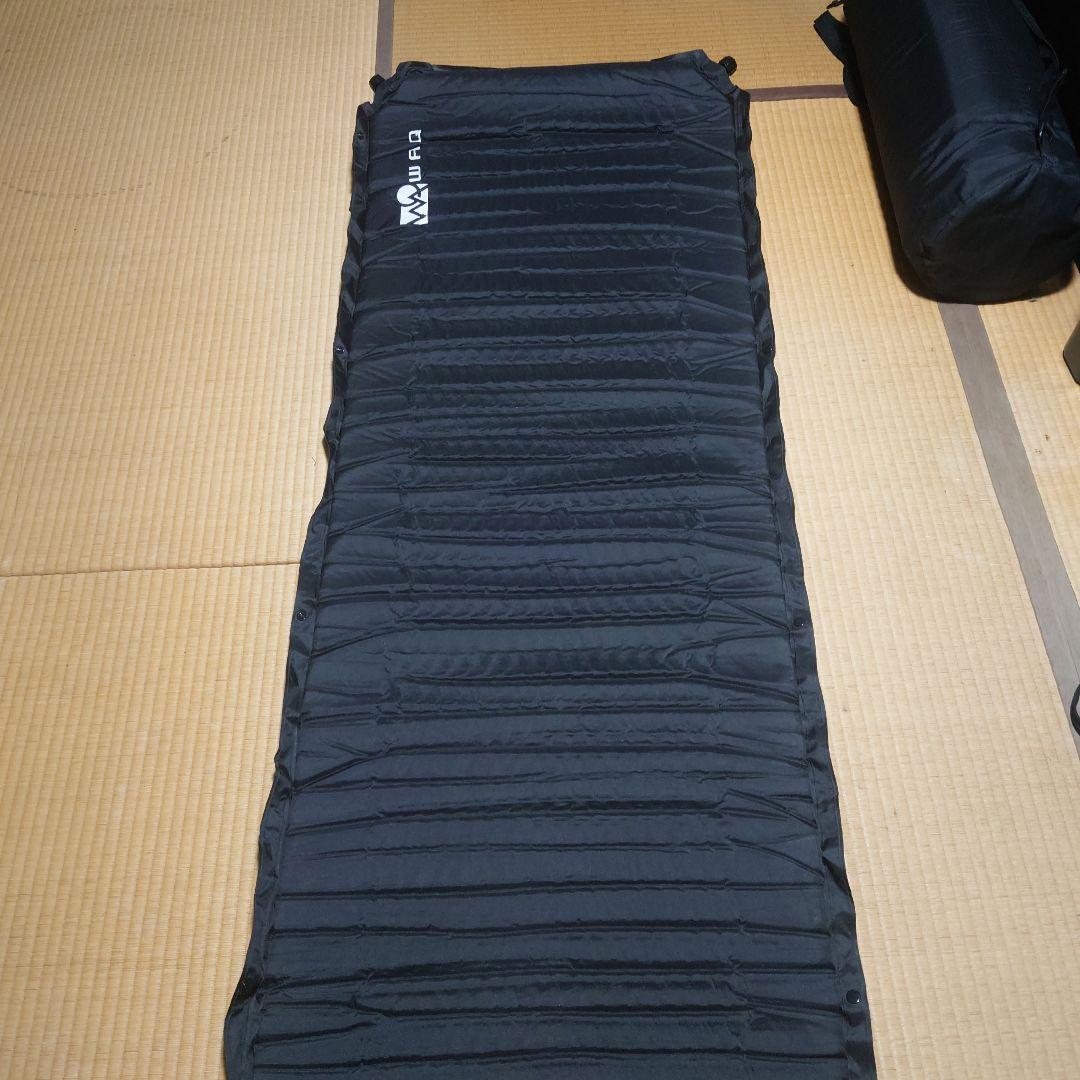 WAQ インフレータブルマット ブラック　 ※２枚セット