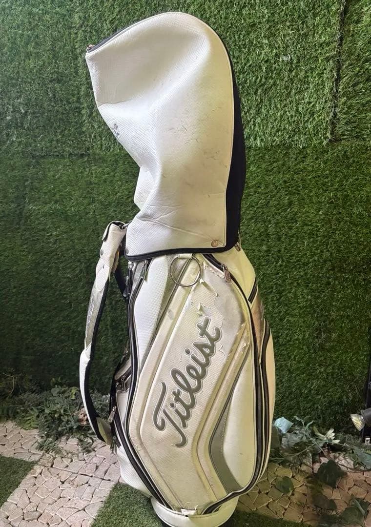 Titleist キャディバッグ ホワイト タイトリスト