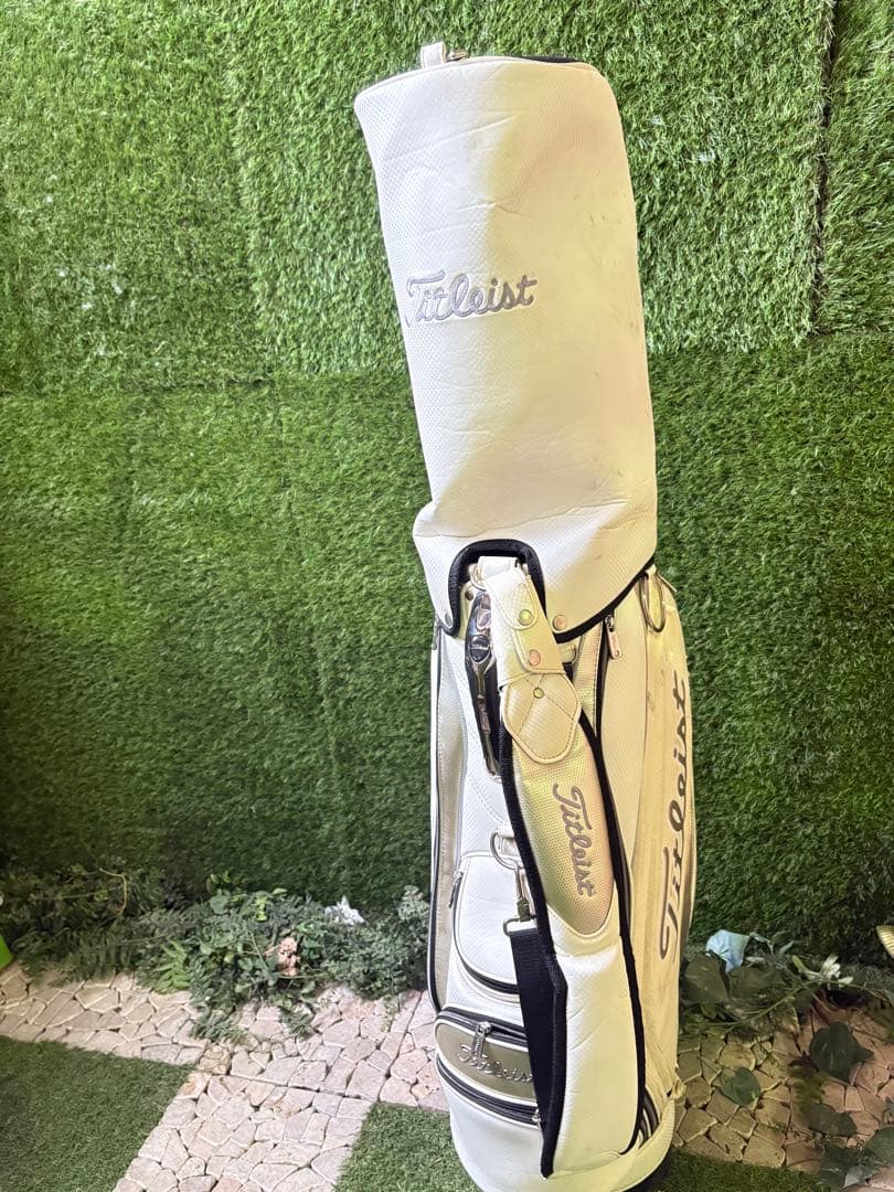 Titleist キャディバッグ ホワイト タイトリスト