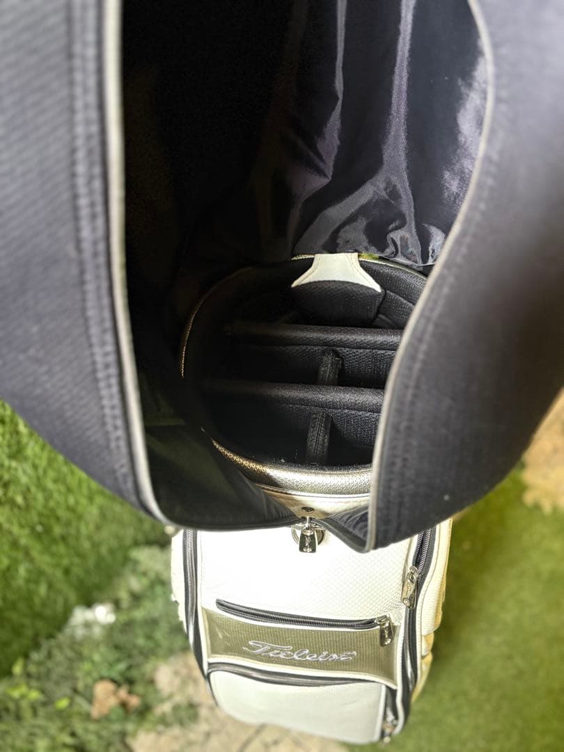 Titleist キャディバッグ ホワイト タイトリスト