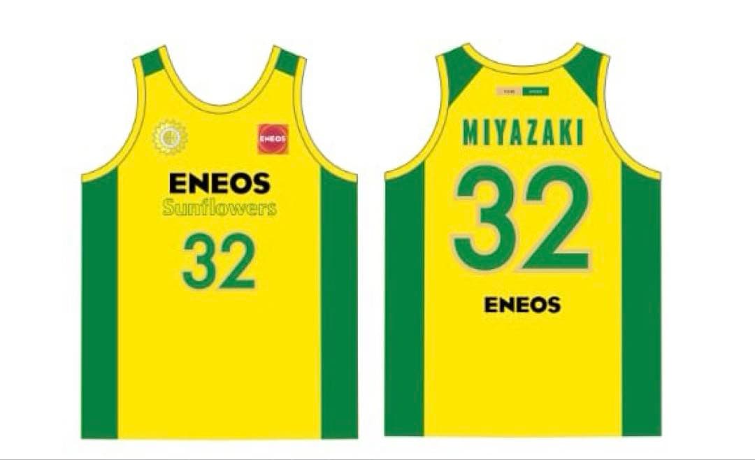 新品未使用　ENEOSサンフラワーズ　プレイヤーズシャツ　宮崎早織　(XL)