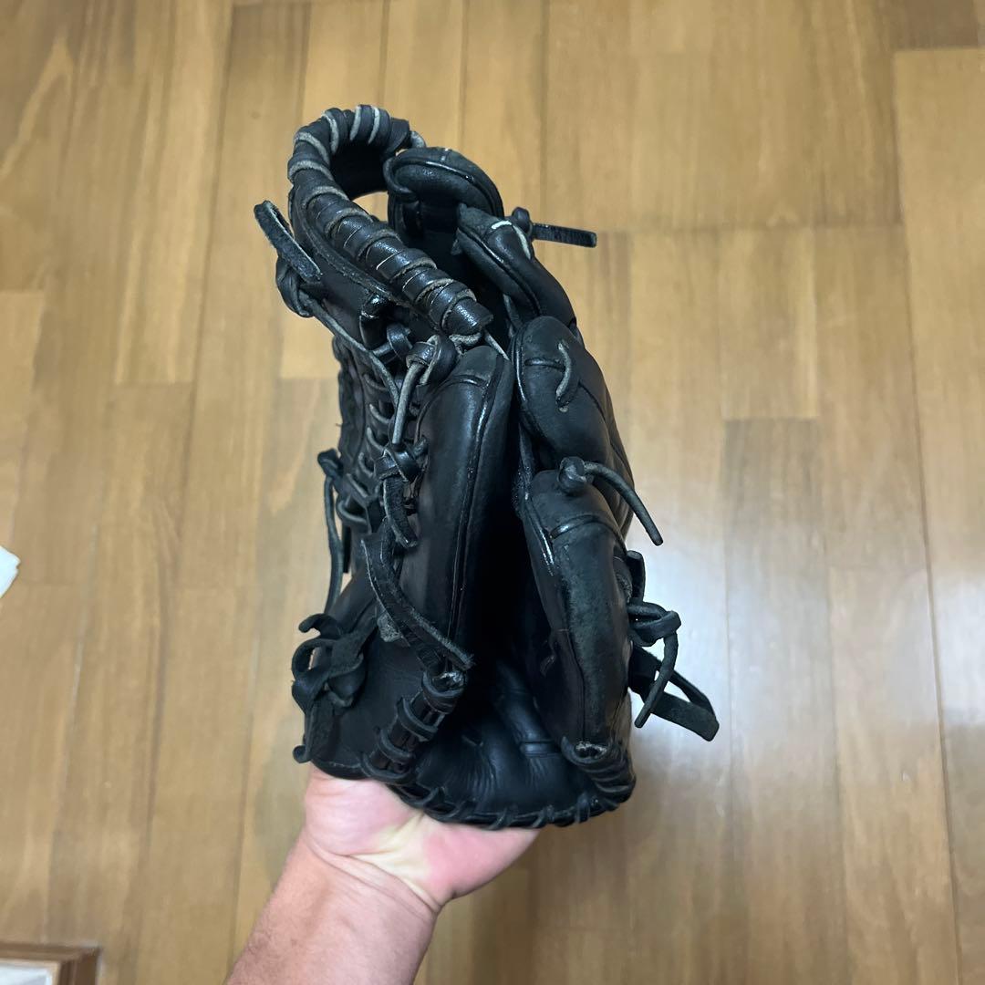 ASICS 軟式グローブ ブラック