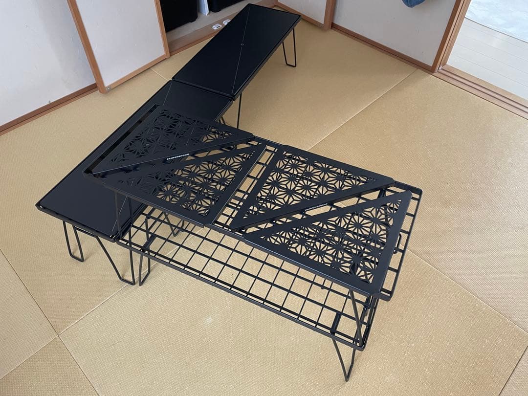 CAMPING MOON ミニマルラック 囲炉裏レイアウト 天板付き